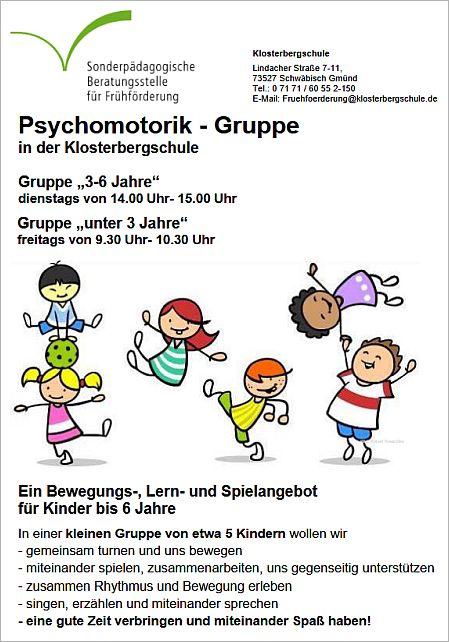 Flyer Psychomotorik